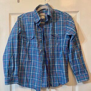 Boys' long-sleeved collared shirt